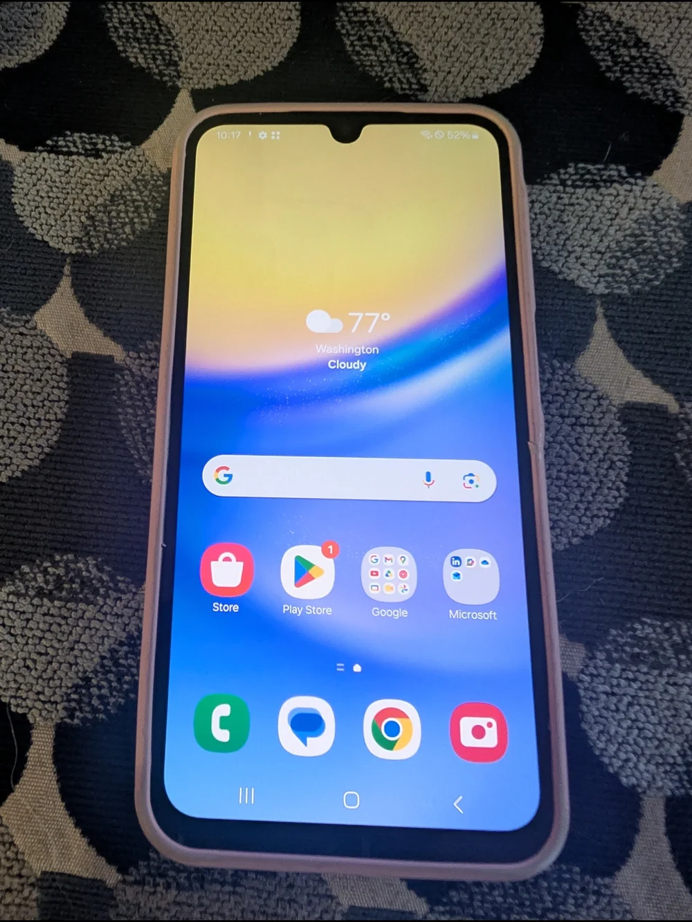 Samsung A15 5G Smartphone with Protective Case - Sleek Display & Essentials